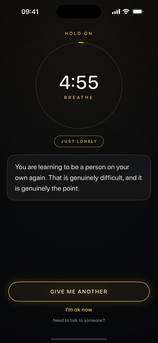 The urge button, for 2 a.m.